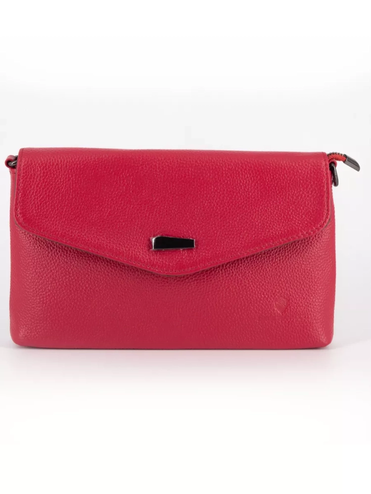 Клатч женский кожаный фуксия 8819