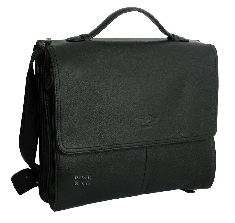 Кожаная сумка портфель трансформер IP Collection 384-76 