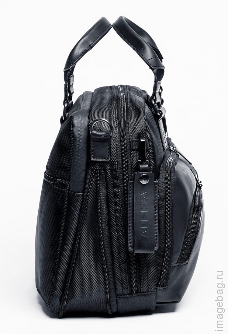 ALPHA Y01 black Сумка для документов мужская-4   