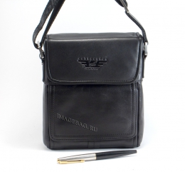 Черная мужская сумка-планшет IP Collection 3129-6 Black 