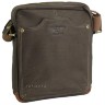  Cумка мужская коричневая IP Collection 80110-2-81gray
