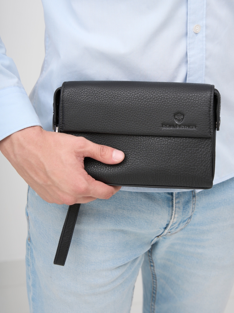 Мужской кожаный клатч с кодовым замком Paul Rayner 0351559-6