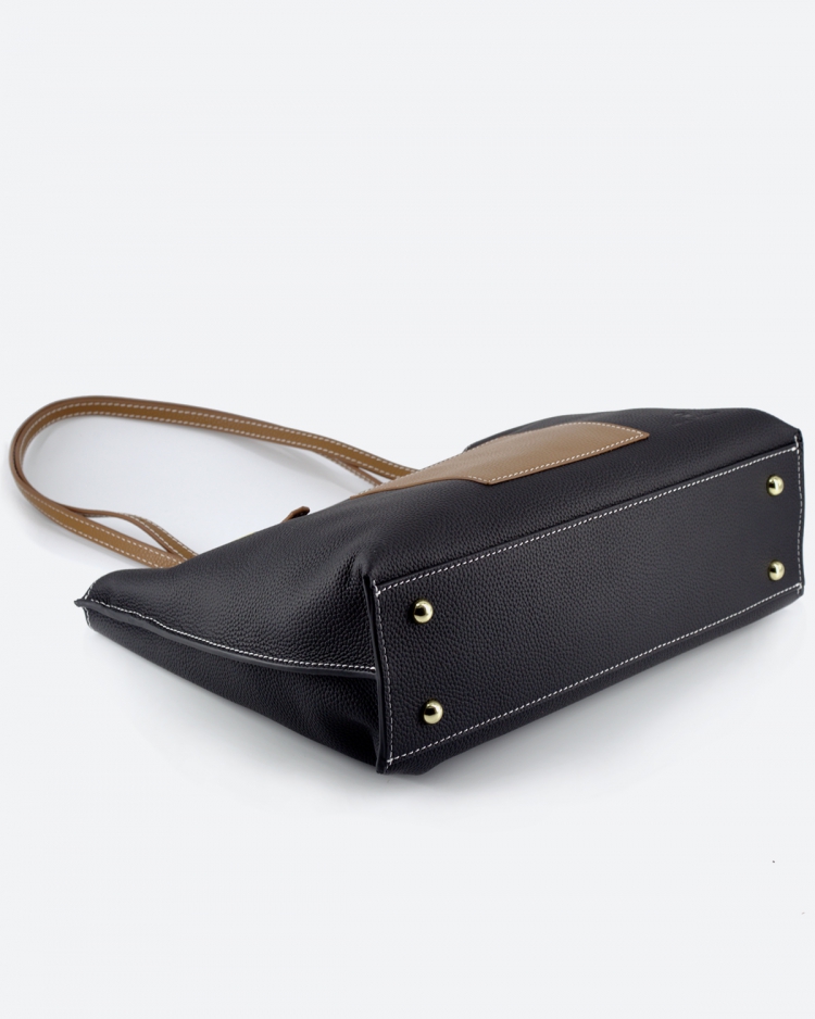 Женская сумка  шоппер черная Paul Rayner black