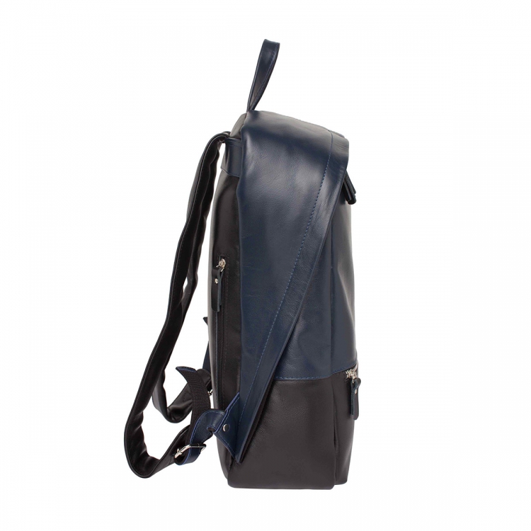 Кожаный рюкзак Adams Dark Blue/Black