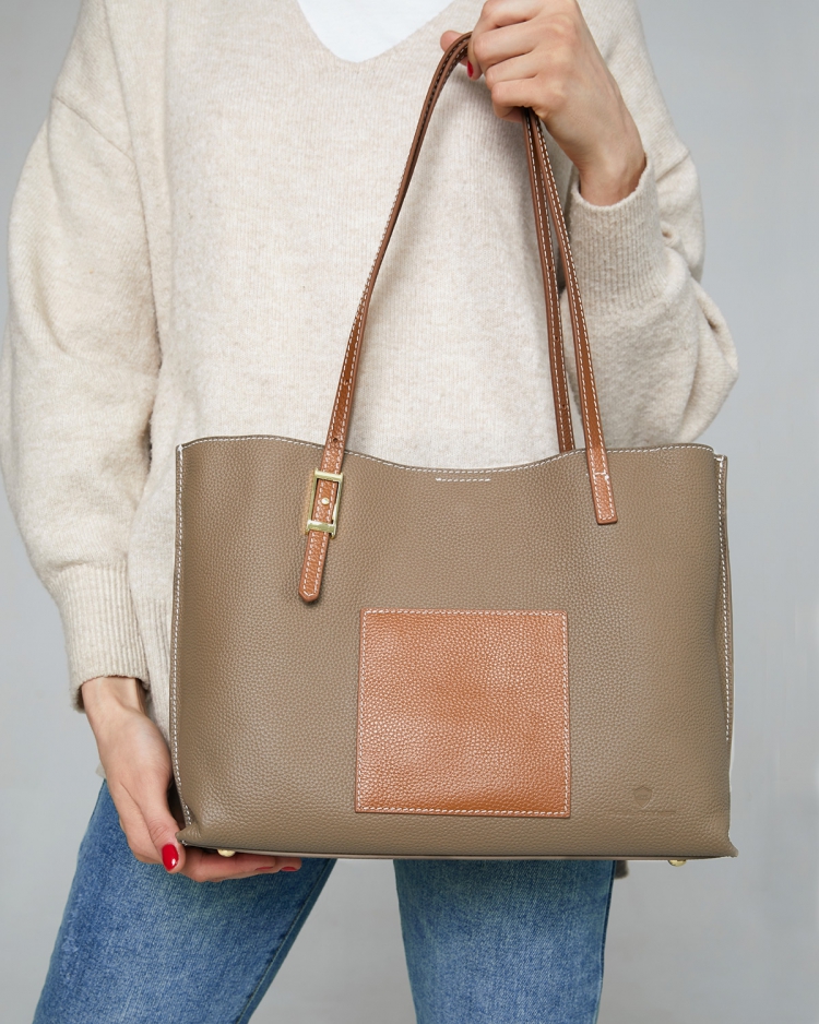 Женская сумка шоппер Paul Rayner grey