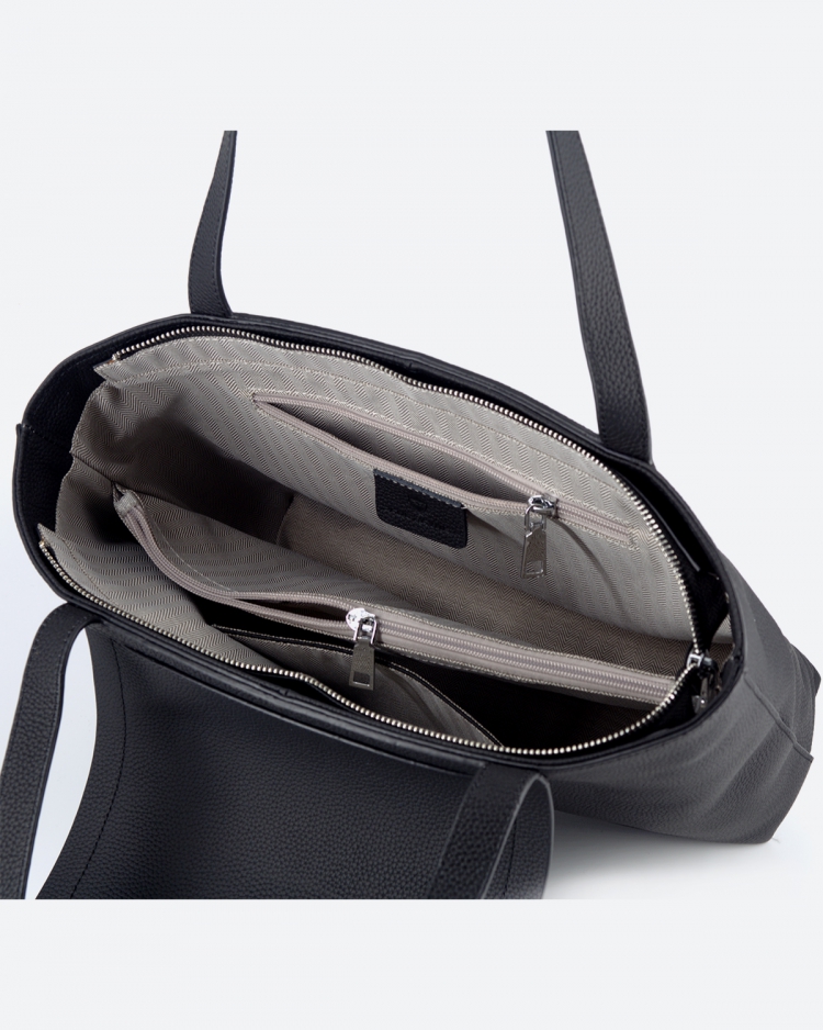 Женская сумка шоппер Paul Rayner black Gloria 3188