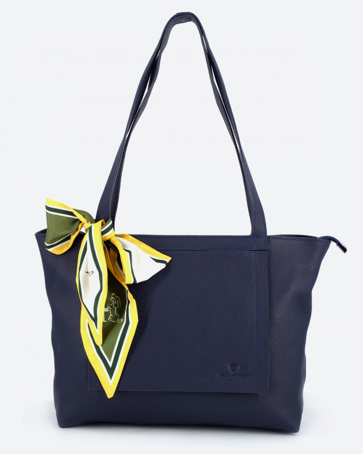 Женская сумка шоппер Paul Rayner blue Gloria 3188