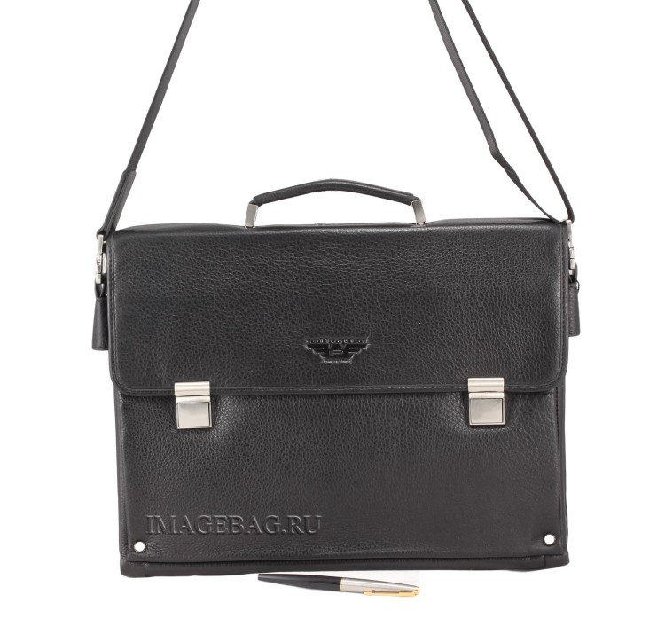  Портфель мужской кожаный IP Collection 2845-1