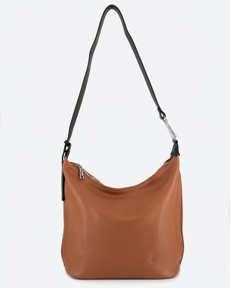 Сумка женская хобо Paul Rayner brown 1500