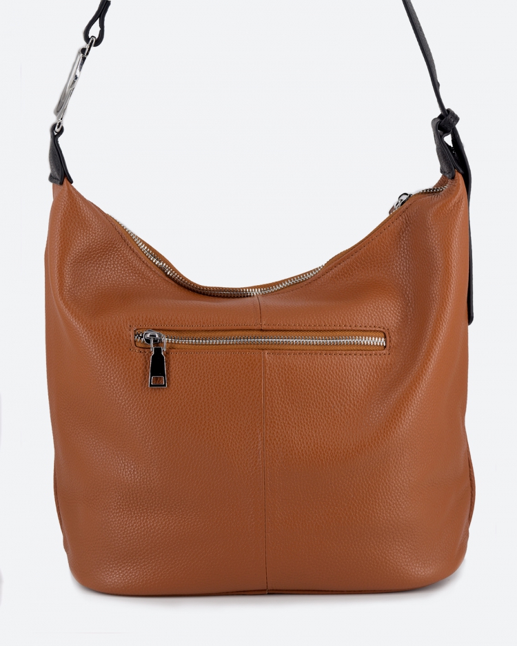 Сумка женская хобо Paul Rayner brown 1500