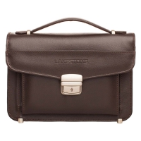 Вместительная барсетка мужская кожаная Clark Brown