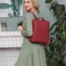 Женский рюкзак городской красный Paul Rayner red 1071