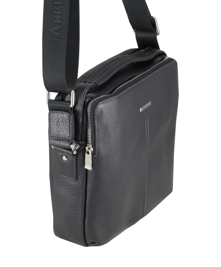 Сумка кожаная черная Anre Aragosta 0138-21__4236