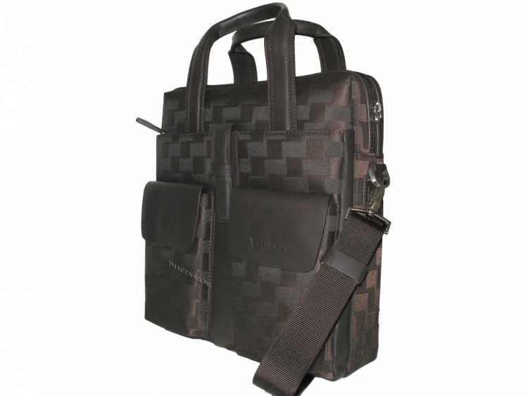 Объемная коричневая сумка Van Doren 003-02-2