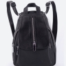 Рюкзак женский кожаный маленький Paul Rayner черный 1031-1