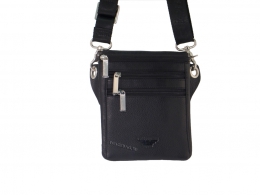 Универсальная поясная сумка из натуральной кожи IP Collection 9000-1 