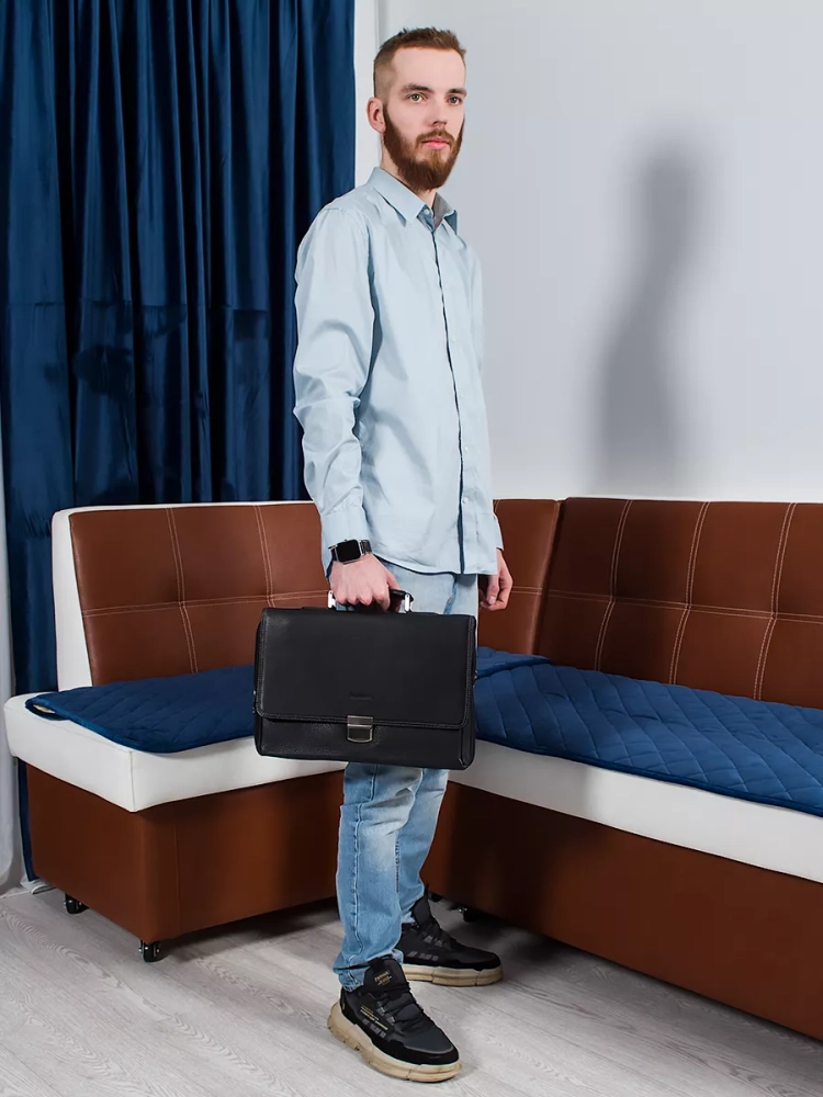 Деловой портфель мужской из натуральной кожи Anre Aragosta 0213-21