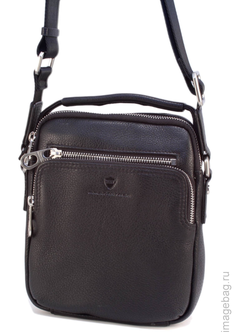 Черная кожаная сумка Paul Rayner 00303Q1-007_7214