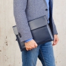 Кожаная папка для документов Crosby Dark Blue