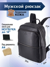 Мужской рюкзак кожаный Paul Rayner