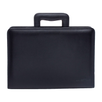 Папка для документов натуральная кожа Elton Black