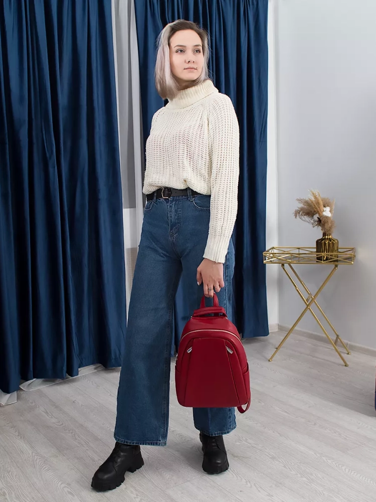 Рюкзак женский красный Paul Rayner Wendy red 1048