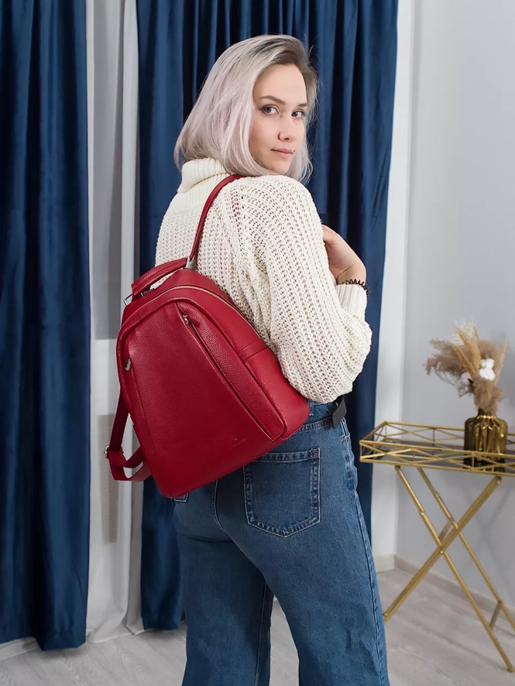 Рюкзак женский красный Paul Rayner Wendy red 1048