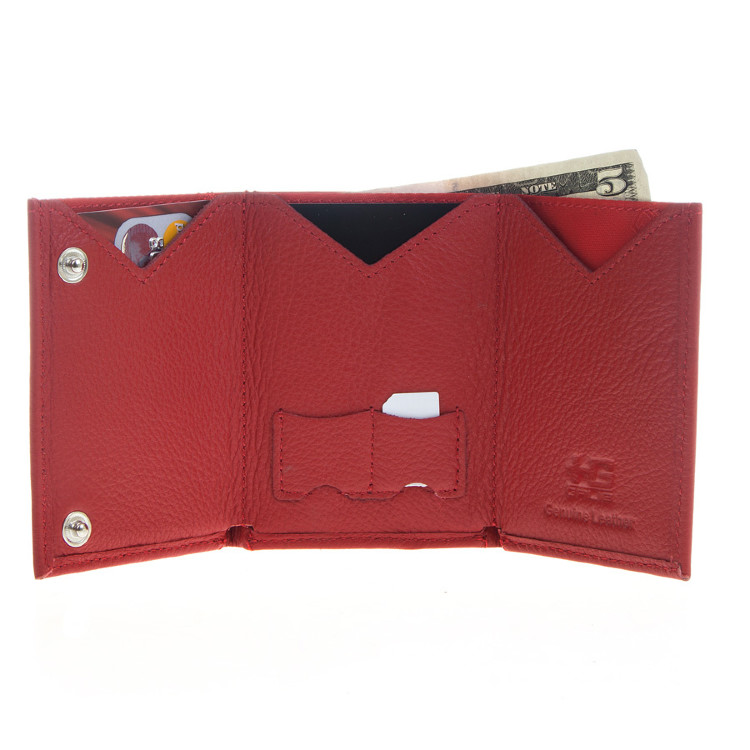 Визитница кожаная Galib 1M001R-1-RED
