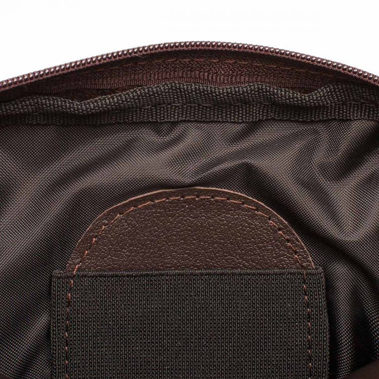 Коричневая маленькая мужская сумка через плечо Parker Brown