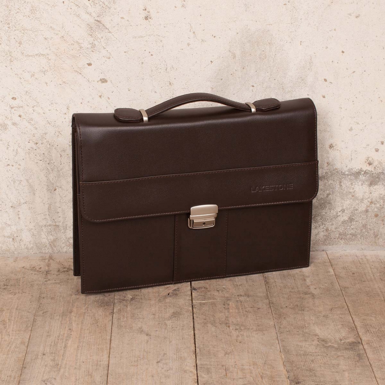 Портфель папка из натуральной кожи Thomas Brown