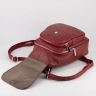 Рюкзак женский кожаный маленький Paul Rayner красный 1031-1