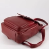 Рюкзак женский кожаный маленький Paul Rayner красный 1031-1