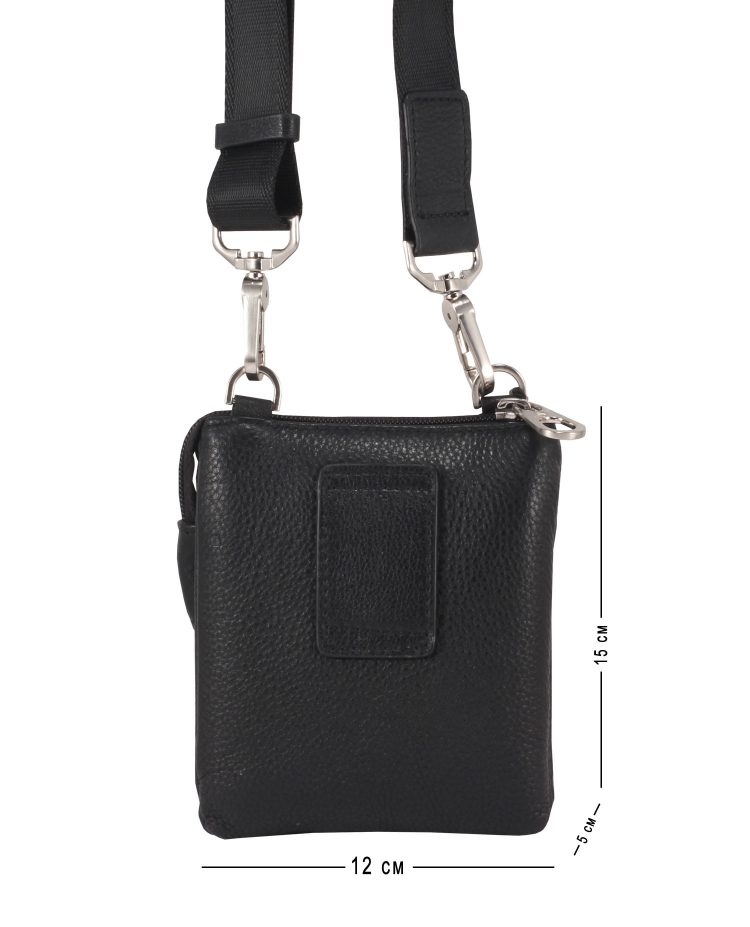 Сумка мужская на пояс Paul Rayner 8766-2-007-PR_4859