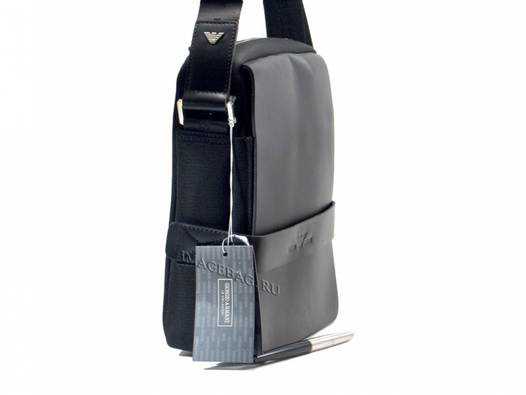 Комбинированая сумка планшет с плечевым ремнем Giorgio Armani 2832-2