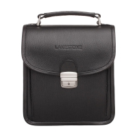Небольшой мужской кожаный портфель Bishop Black
