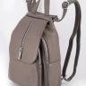 Рюкзак женский кожаный маленький Paul Rayner серый 1031-1