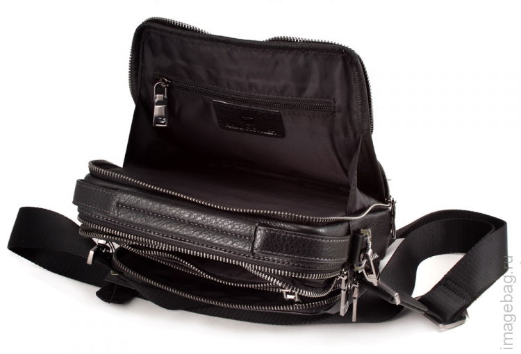 Кожаная сумка черная Paul Rayner 0035270-4-9175