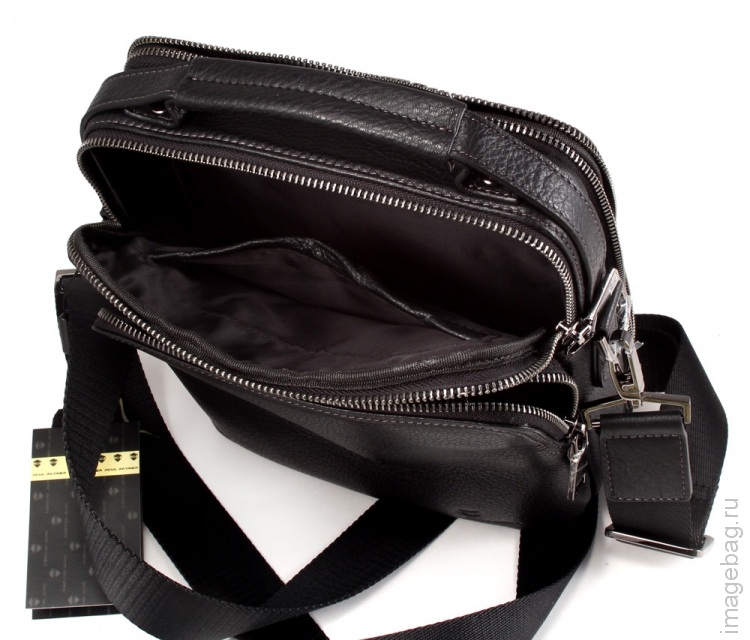 Кожаная сумка черная Paul Rayner 0035270-4-9183