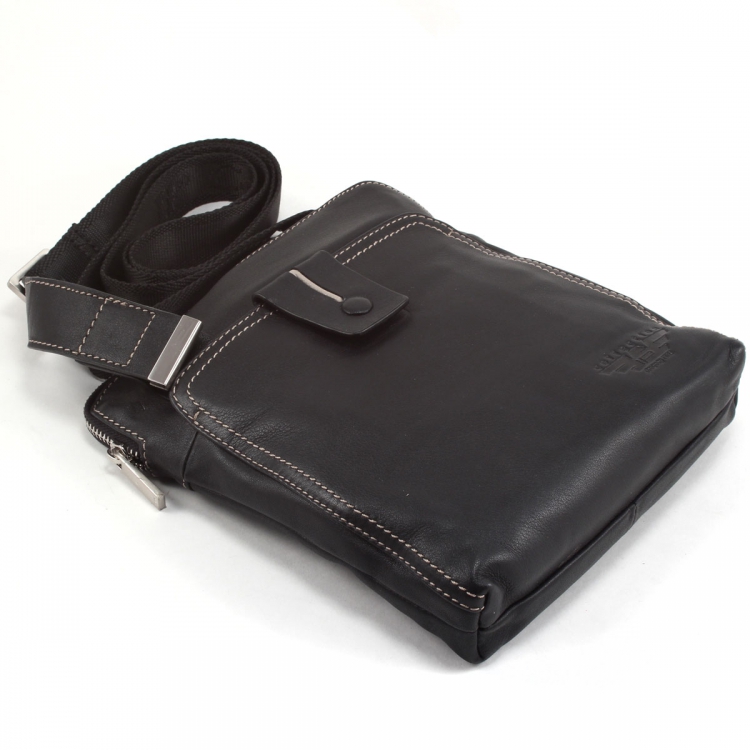 Кожаная мужская сумка через плечо IP Collection 1962-01