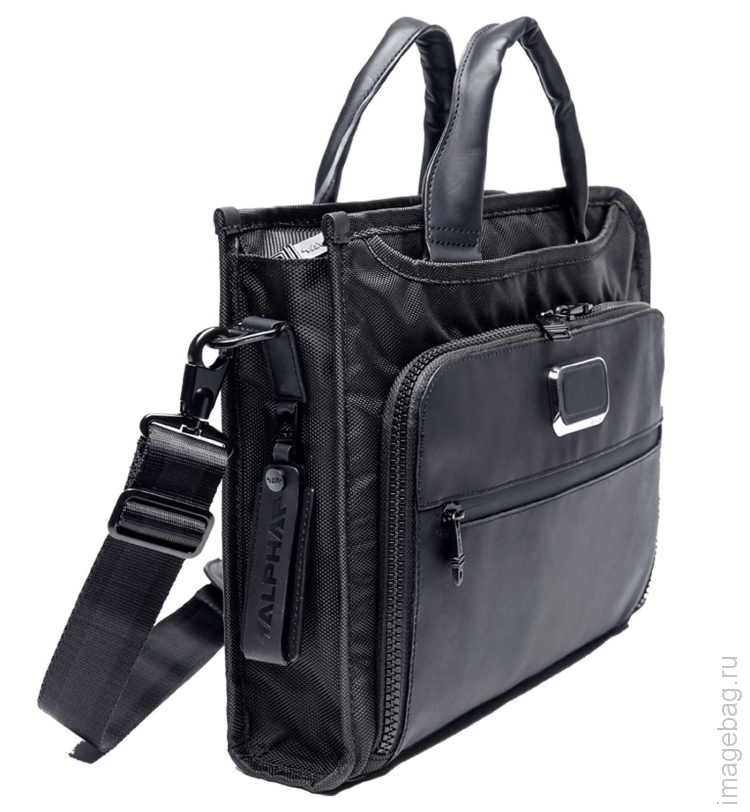 Деловая мужская сумка синяя ALPHA X02 blue 